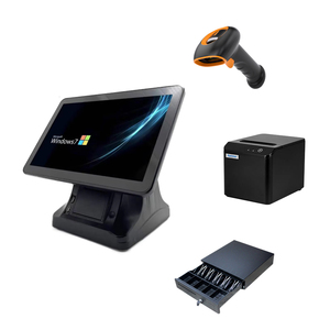 Windows/Android 15,6 дюймов сенсорный экран POS терминал для заказа системы сбора данных терминал