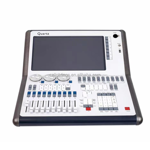 Сенсорный экран Кварцевый DMX консоль сценического освещения DMX512 кварцевый контроллер с полетным чехлом - Product Image 1