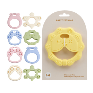 Kleurrijke Kauwgom Rubber Baby Sensorische Bijtring Armband Siliconen Tandjes Rammelaar Speelgoed Baby Diy Siliconen Bijtringen Tandjes Speelgoed - Product Image 3
