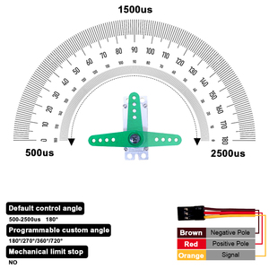 PTK 9497 MG-D 9g Metal Gear Digital <strong>Servo</strong> Differential Lock Shift TRX4 Fixed Wing Model Drone Gimbal - Product Image 6