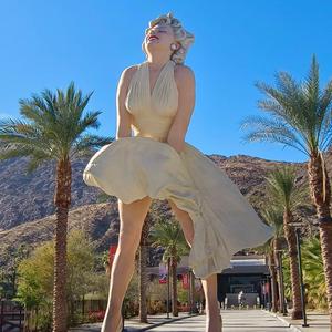 Handmade ngoài trời cuộc sống kích thước sợi thủy tinh tượng Marilyn Monroe thân thiện với môi nhựa Biểu Tượng nghệ thuật dân gian nghệ thuật hiện đại âm nhạc tình yêu-phong cách phim - Product Image 3