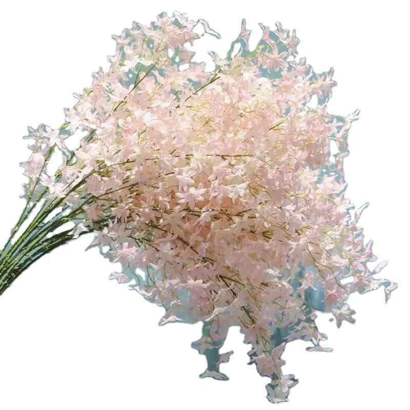 A buon mercato rosa oncidium artificiale fabbricazione del fiore per la casa decorazione di cerimonia nuziale