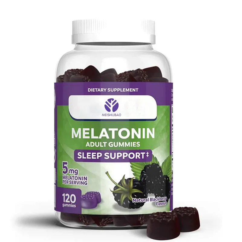 Gomitas de melatonina OEM/ODM para adultos, 5mg, gomitas para dormir, con vitaminas