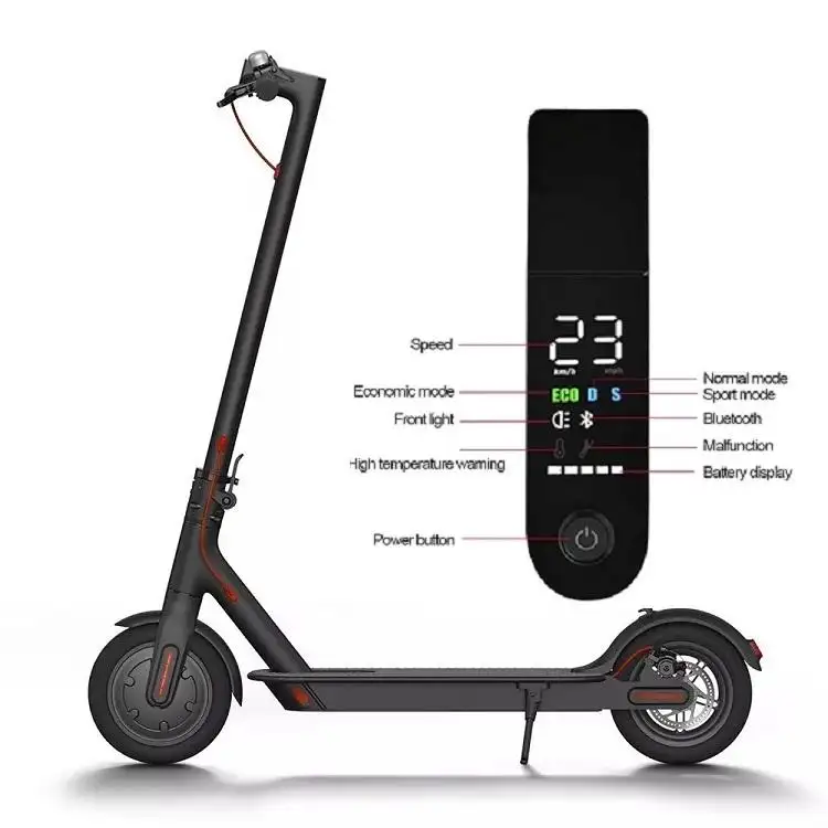 Scooter de vélo électrique pour adulte UE USA Stock 350W Scooters électriques Entrepôt Offre Spéciale Scooter électrique pliable