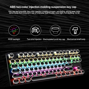 Wired <strong>Keyboard</strong> Green Axis Colorful RGB <strong>Light</strong> Color 87 <strong>Key</strong> USB Punk Gaming Mechanical <strong>Keyboard</strong> for Desktop <strong>Computer</strong> <strong>Keyboard</strong> - Product Image 3