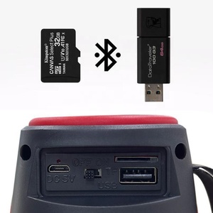 Sıcak satış H-5 taşınabilir kablosuz RGB hoparlör Mini 5W açık partiler ve kamp için yanıp sönen ışık ile - Product Image 5