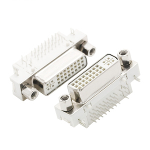 <strong>DVI</strong>-D Interface Computer Monitor D-Sub Connectors 90 Degree Plug Socket with DV24+5 Pin Female Head Video Socket - Product Image 6