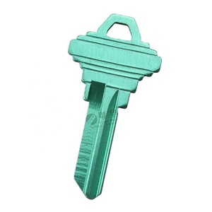 Yüksek güvenlik SC1/SC4 kama yeşil renkli kapı anahtar nikel kaplama titanyum boş anahtar ev alüminyum anahtar boşlukları için anahtar teksir - Product Image 1