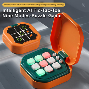 Eğitim kurulu oyunları bulmaca eğlenceli bellek oyun makinesi el elektronik Tic Tac Toe oyunu çocuklar için - Product Image 2