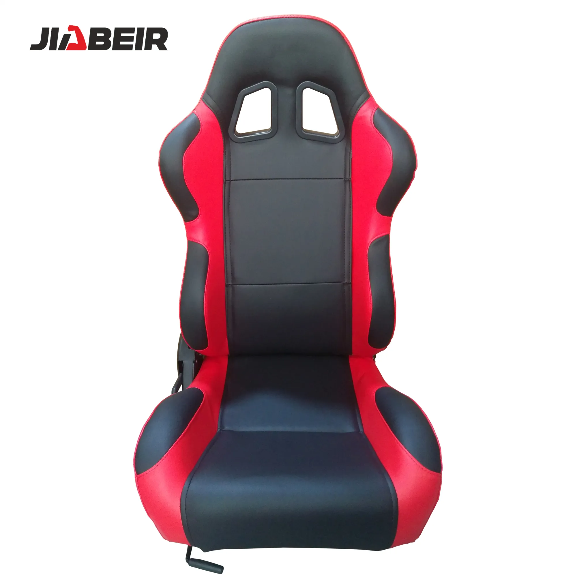 JBR1001 sedili per auto da corsa reclinabili singoli in pelle PVC nera e cursore singolo