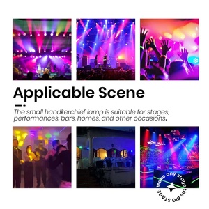 Shehds Ip20 Par Lights <strong>With</strong> Case Rgb Mini Support <strong>Dmx</strong> 512 <strong>Control</strong> Par Light for Wedding Dj Party <strong>With</strong> Stage Lighting Bag - Product Image 4