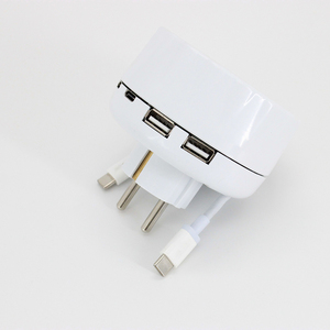 Adaptador de viaje multiusb, cargador de corriente práctico con función de bobinado, nuevo diseño - Product Image 2