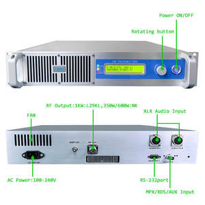 YXHT-1: 600watts FM Broadcast 87-108MHz Transmitter + RDS <strong>Encoder</strong> with TA <strong>MPX</strong> - Product Image 2