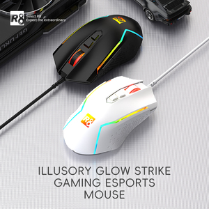 OEM Custom all'ingrosso di alta qualità cablata illuminazione ottica 7 tasti programmabile RGB Mouse 7200 DPI - Product Image 1