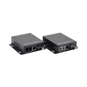 Fibra PCM Multiplexer 2CH porta telefonica RJ11 e 100M convertitore di linea telefonica Ethernet in fibra ottica Media Extender - Product Image 4