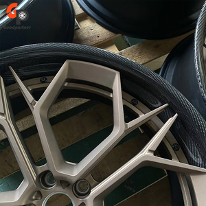 Velg perunggu roda bibir dalam serat karbon, velg perunggu 5x112 5x120 19 20 21 22 23 24 inci untuk M3 M4 911 C63 2 buah - Product Image 6