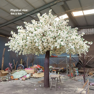 Lớn màu trắng tầng Nhân Tạo Hoa Anh Đào cây cho đám cưới trung tâm mua sắm & khách sạn trang trí nội thất mô phỏng cảnh quan & có nhu cầu cây - Product Image 5