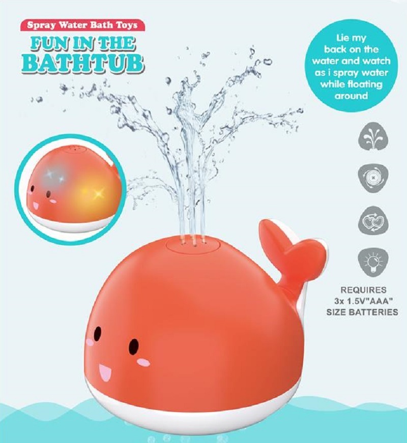 Baleine rose
