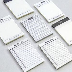 Low MOQ Custom Stationary Design Printed <strong>Writing</strong> Record Message Board Remind Memo Pads Grid Sticky Notes Set for Office Desk - Product Image 1
