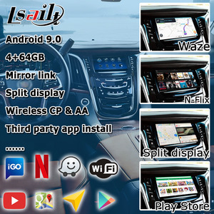 <strong>Android</strong> / Wireless CP AA Interface for Cadillac Escalade 2015- <strong>with</strong> <strong>Gps</strong> Navigation AA CUE System by Lsailt - Product Image 4
