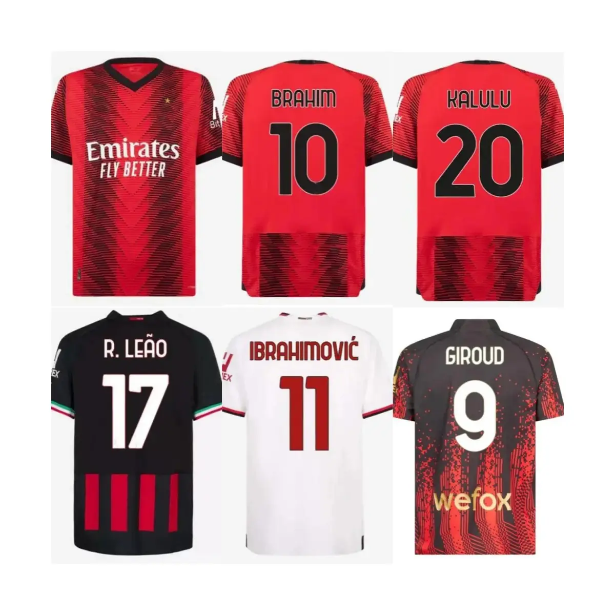 23 24 GIROUD camisas de futebol IBRAHIMOVIC Milan camisa de futebol 2023 2024 TONALI REBIC Camiseta Ac Milans KJAER Men Kids Kit set