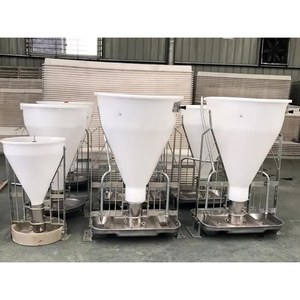 60kg 80kg 100kg tự động khô ướt <span class=keywords><strong>Feeder</strong></span> thép không gỉ lợn vỗ béo thiết bị cho lợn lớn điều kiện sử dụng - Product Image 5