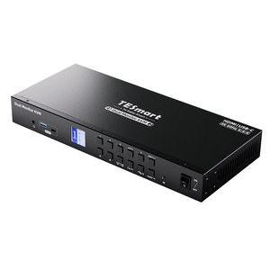 TESmart çift monitör USB-C KVM yerleştirme istasyonu kiti 4K60Hz MST 2 dizüstü bilgisayarlar için EDID & 2 adet USB 3.0 4x2 KVM anahtarları - Product Image 1