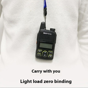 Baofeng Mini Walkie Talkie con Teclado de Pantalla, Banda UHF de 5W, Cordón Colorido para Intercomunicador al Aire Libre, Radio Bidireccional, 1 Unidad, 2 Unidades, 1 Unidad, 2 Unidades, 2 Unidades - Product Image 6