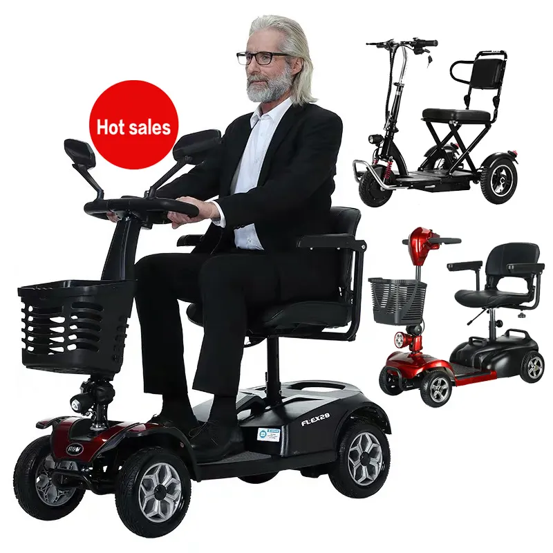 Mobilidade scooter idosos mobilidade scooters elétricos 4 rodas elétrica 4 rodas scooter elétrico cadeira de rodas para deficientes idosos