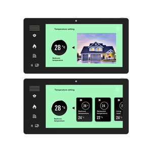Domotica tablet da 7 pollici pannello di controllo touch android poe montato a parete con sistema di allarme RFID Zigbee NFC - Product Image 1