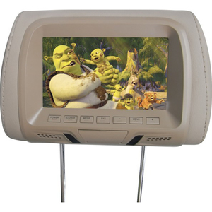 Monitor para reposacabezas de coche, pantalla táctil HD de 7 pulgadas, con entrada de vídeo bidireccional, reproductor de dvd - Product Image 1