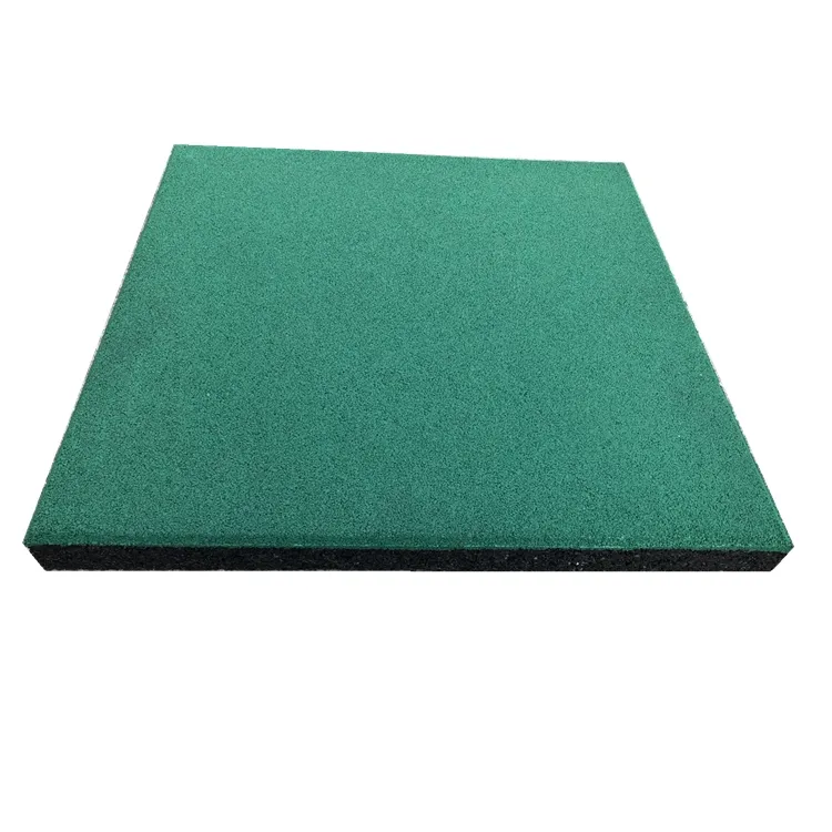 50mm outdoor rubber flooring tiles for sport use
