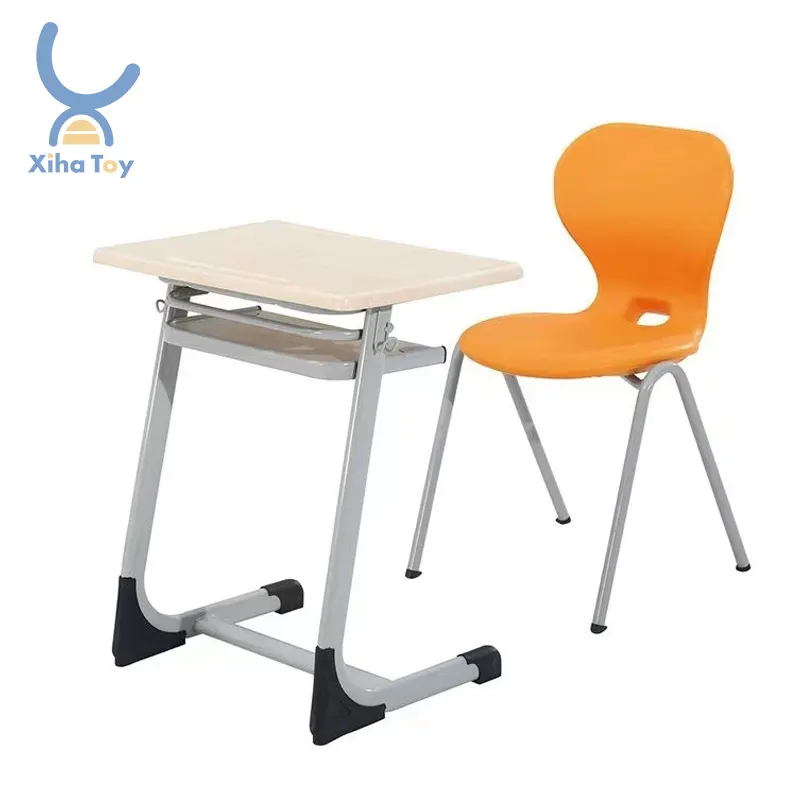 XIHA tek ilkokul mobilya öğrenci sırası ve sandalye sınıf Metal derslik sırası ve sandalye seti