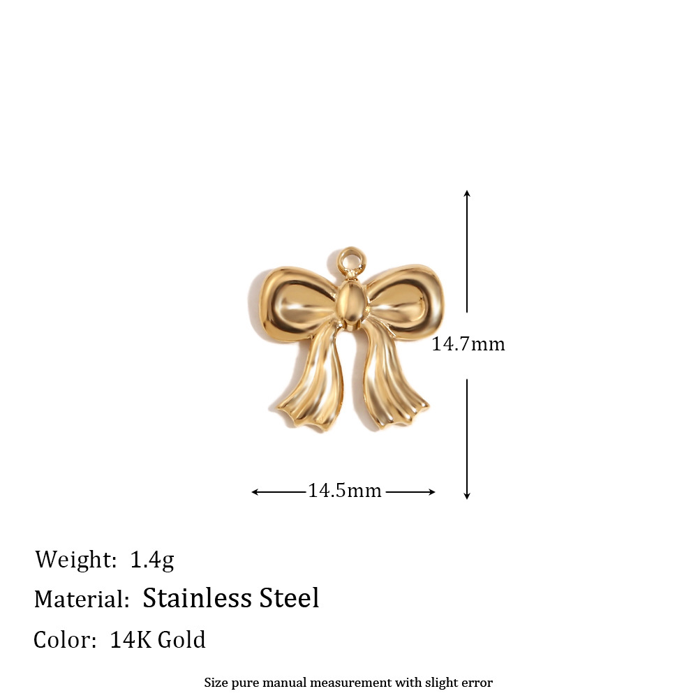 Bow Pendant - Gold