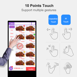 Portable 55 Inch <strong>Android</strong> Digital Signage Kiosk With Touch Screen LCD <strong>Display</strong> 4mm Pixel Pitch for Media &amp; Elevator Use - Product Image 3