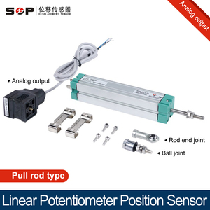 KTC varilla resistiva regla electrónica potenciómetro desplazamiento medición analógica posición lineal sensores transductor precio en venta - Product Image 4