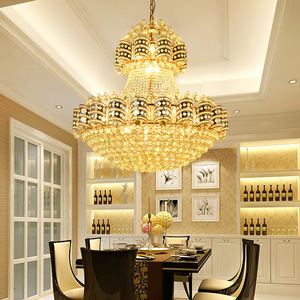 JYLIGHTING kapalı LED kristal avize Villa projesi ev dekor düğün için uzaktan kumandalı kare şekli sıcak beyaz ışık