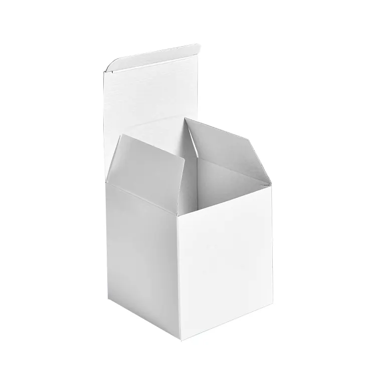 Benutzer definierte weiße Wellpappen-Kraftpapier-Verpackungs boxen Faltbare Schachteln mit mehreren Verpackungen und Druck