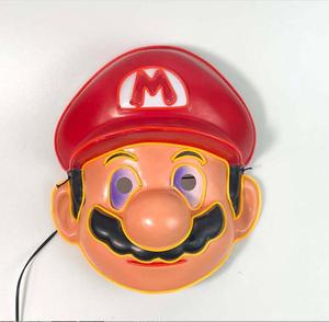 XUXかわいいマリオルイージ照明マスクフェスティバルパーティーデコレーションキッズアダルトLEDマスクハロウィンパーティー用品