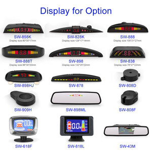 Colorful <strong>LED</strong> <strong>Display</strong> <strong>Car</strong> Back Parking <strong>Sensor</strong> with 4pc S-06 <strong>Sensor</strong> - Product Image 4