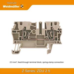 Weidmuller 1608510000 ZDU2.5 <strong>Spring</strong> Feed Through Type <strong>Terminal</strong> <strong>Block</strong> - Product Image 5