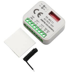 RX-AC DC 9-30V Multireceiver denetleyici AM300-868MHz garaj kapısı uzaktan kumanda 433MHz 868MHz anahtarı plastik alıcı denetleyici - Product Image 4
