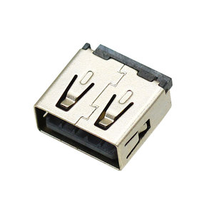 优质USB a 3.0母连接器光泽镍外壳24h固定边缘充电插座 - Product Image 5