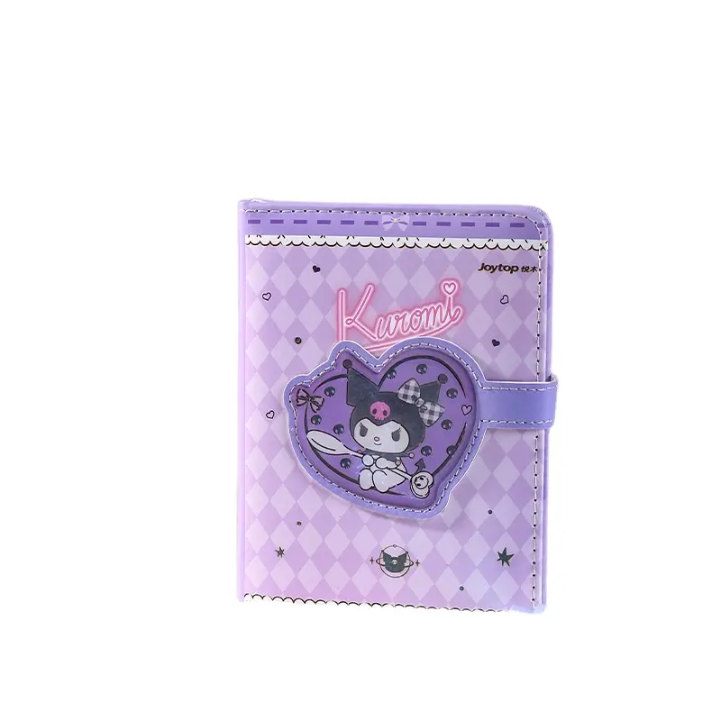 DHFHot vente Kawaii ma mélodie cannelle bloc-notes Kuromi boucle magnétique en forme spéciale étudiant cahier enfant cadeau