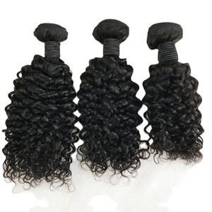12A Natural <strong>Human</strong> Hair Extensions Curly Wave Extension 20 Inch <strong>3</strong> Pieces Extensions and 18 Inch 1 Piece Closure - Product Image 1