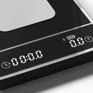 Rechargeable 2kg/0.1g Tiny Coffee Scale <strong>Timer</strong> Coffee Scale Kitchen for Expresso Weight Measuring Scale <strong>With</strong> <strong>Large</strong> <strong>Lcd</strong> - Product Image 5