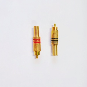 RCA公插头音频和视频扬声器公插头监控连接器 - Product Image 2