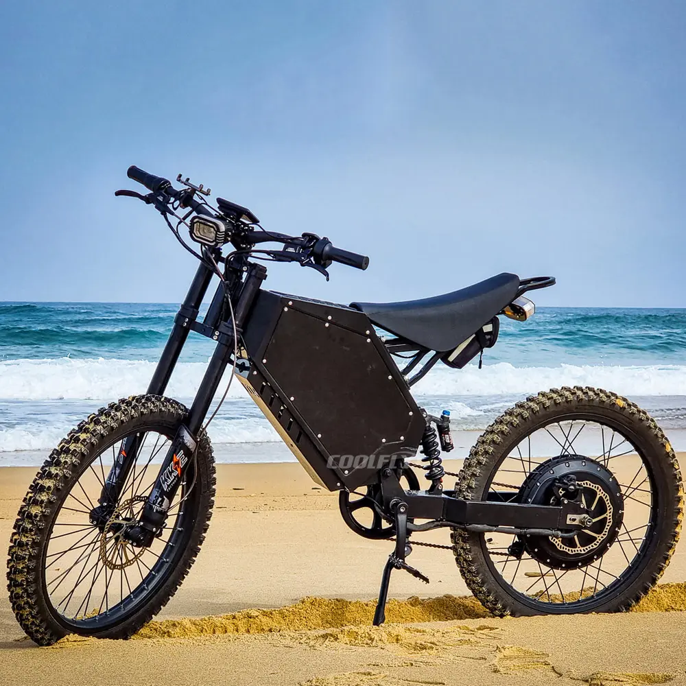 Meilleure qualité munro ebike 72v 5000w 8000w enduro vélo à grande vitesse bomber vélos de sport électriques e dirt bike avec cadre de couleur