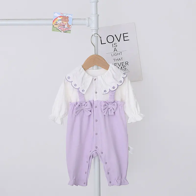 Dress habiliment comfort Summer Custom Floral Infant Party Wear Sweet Bow infant baby apparel