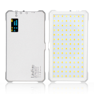 Luce per fotocamera portatile F12 luce Video a LED bicolore da 112 pezzi con Display OLED 3200-5600K per supporto fotografico YouTube OEM/ODM - Product Image 1